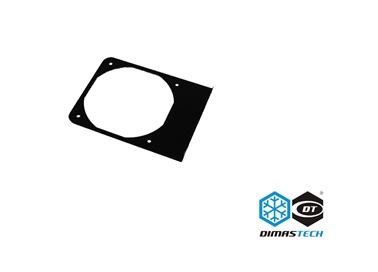 DimasTech® Support for 120x120 Fan Black 